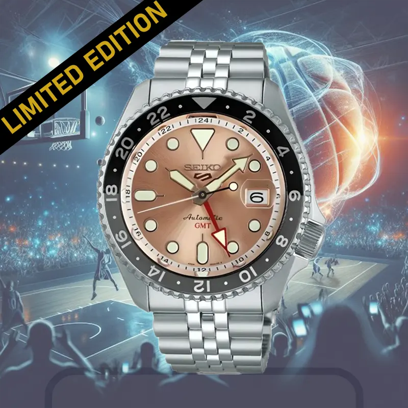 SEIKO 5 Sports GMT 'SLAM DUNK' Thong Sia Limited Edition Men's Watch- SSK043K1